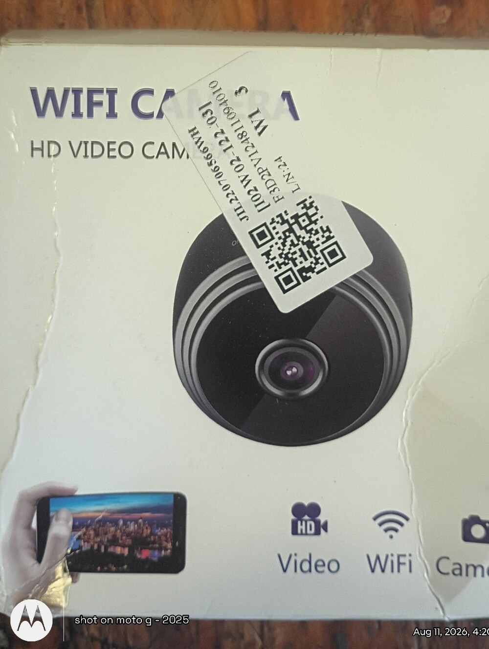 Lot of 2 New Wireless WiFi HD Mini Cameras (Model W02 / I02W02)